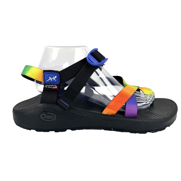 Mens Chaco 11 Z/Cloud 2 Sandals Pride Rainbow Multicolor Hiking Adjustable USA - Picture 5 of 11